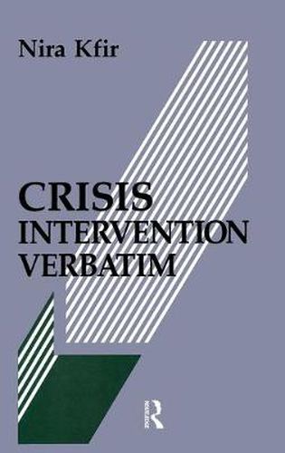 Cover image for Crisis Intervention Verbatim