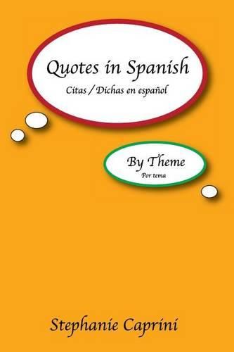 Cover image for Quotes In Spanish: By Theme