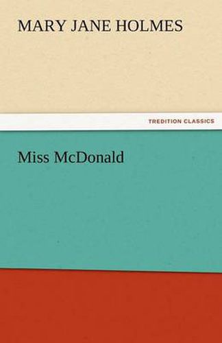 Cover image for Miss McDonald