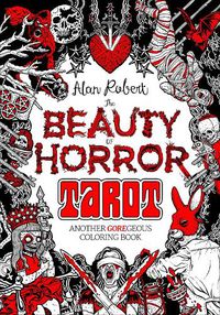 Cover image for The Beauty of Horror: Tarot Coloring Book