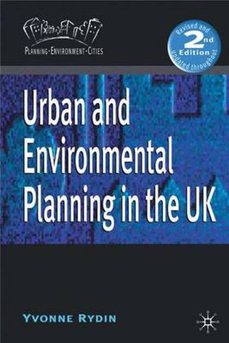 Cover image for Urban and Environmental Planning in the UK