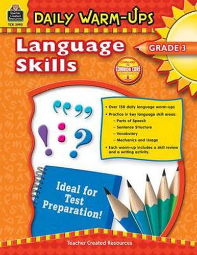 Cover image for Daily Warm-Ups: Language Skills Grade 3