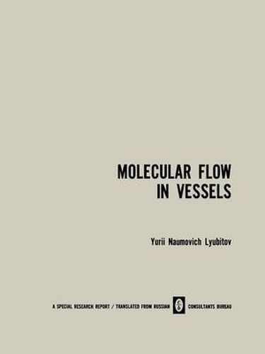 Cover image for Molecular Flow in Vessels