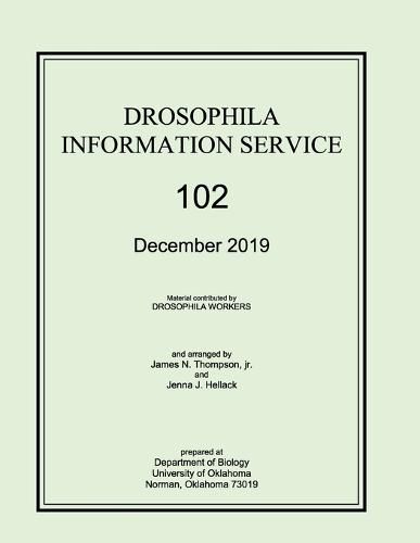 Cover image for Drosophila Information Service, 2019, Volume 102