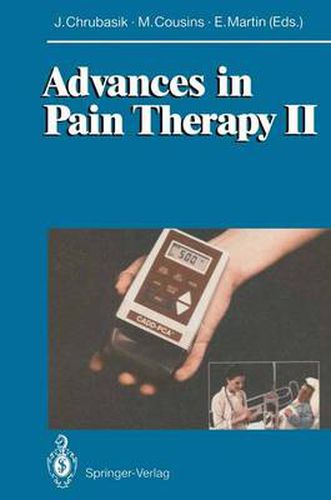Cover image for Advances in Pain Therapy II