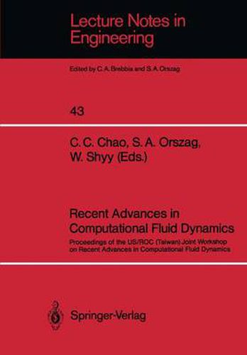 Cover image for Recent Advances in Computational Fluid Dynamics: Proceedings of the US/ROC (Taiwan) Joint Workshop on Recent Advances in Computational Fluid Dynamics