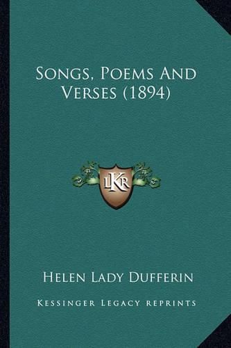 Cover image for Songs, Poems and Verses (1894) Songs, Poems and Verses (1894)