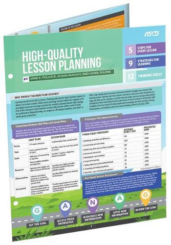 High-Quality Lesson Planning: Quick Reference Guide