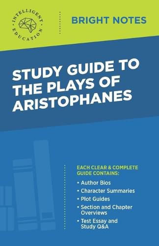 Cover image for Study Guide to The Plays of Aristophanes