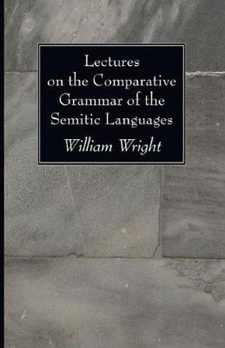 Cover image for Lectures on the Comparative Grammar of the Semitic Languages