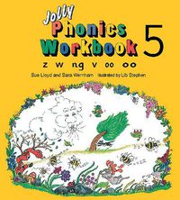 Cover image for Jolly Phonics Workbook 5: in Precursive Letters (British English edition)