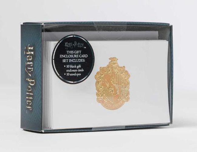 Harry Potter: Hufflepuff Crest Foil Gift Enclosure Cards (Set of 10)