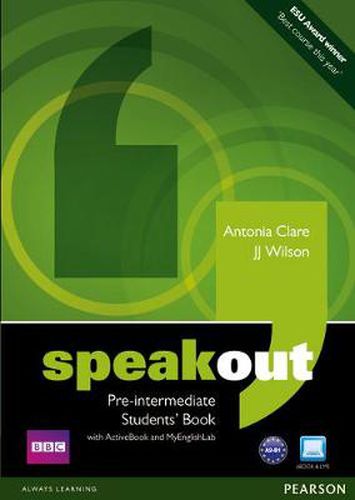 Speakout Pre-Intermediate Students' Book with DVD/Active book and MyLab Pack