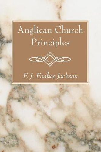 Cover image for Anglican Church Principles