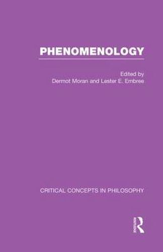 Cover image for Phenomenology:Crit Con In Phil