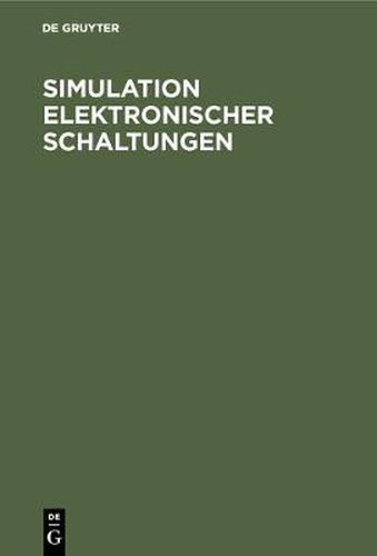 Cover image for Simulation elektronischer Schaltungen