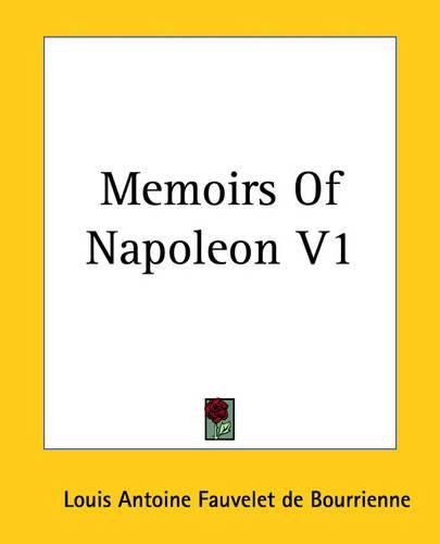 Cover image for Memoirs Of Napoleon V1