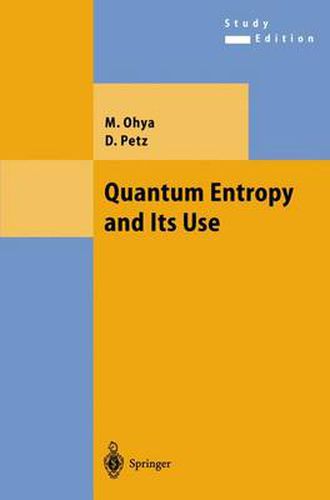 Cover image for Quantum Entropy and Its Use
