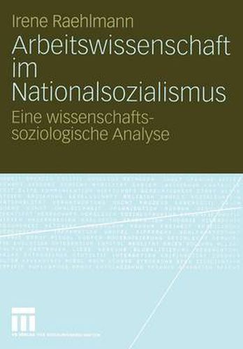 Cover image for Arbeitswissenschaft im Nationalsozialismus