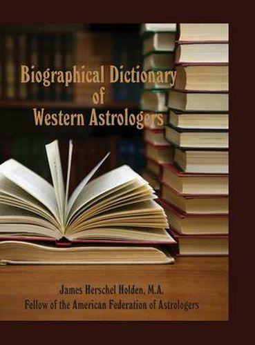 Cover image for Biographical Dictionary of Western Astrologers