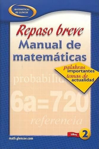 Cover image for Quick Review Math Handbook: Hot Words, Hot Topics, Book 2, Spanish