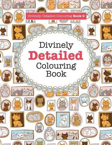 Cover image for Divinely Detailed Colouring Book 9