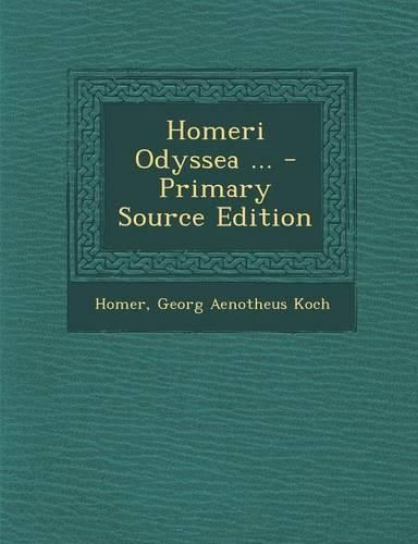 Cover image for Homeri Odyssea ...