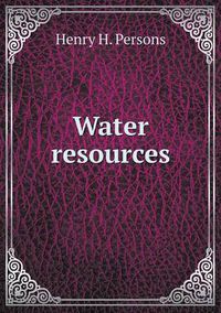 Cover image for Water resources