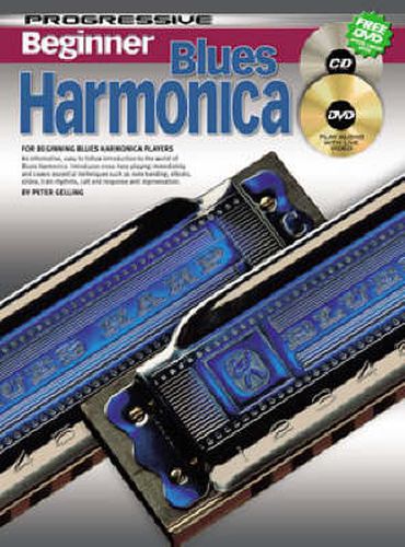 Cover image for Progressive: Beginner Blues Harmonica