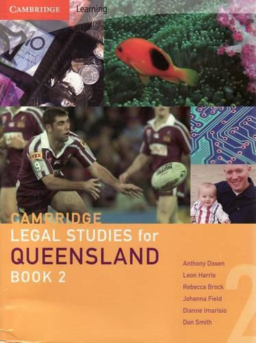 Cover image for Cambridge Legal Studies for Queensland Book 2