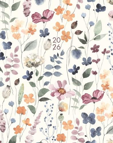 Cover image for Garden Botanical 2026 7.5 X 9.5 Booklet Monthly Planner