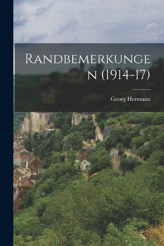 Cover image for Randbemerkungen (1914-17)
