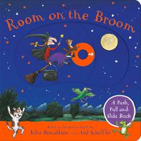 Cover image for Room on the Broom: A Push, Pull and Slide Book