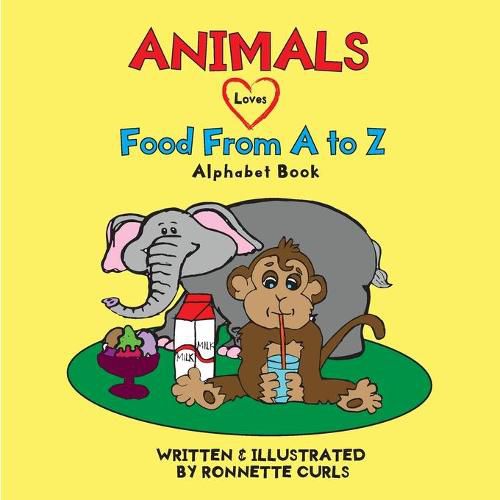 Cover image for Animals Love Food from A to Z