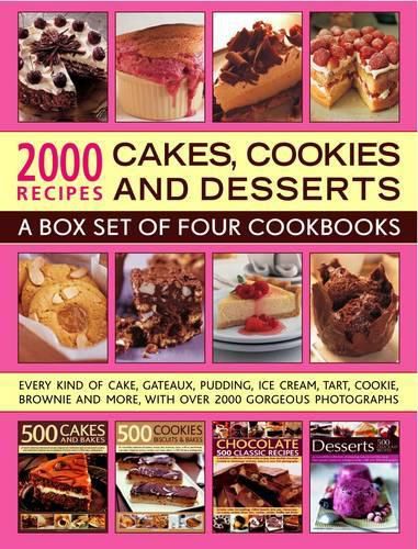 Cover image for 2000 Recipes: Cakes, Cookies & Desserts