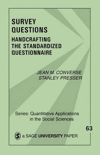 Cover image for Survey Questions: Handcrafting the Standardized Questionnaire