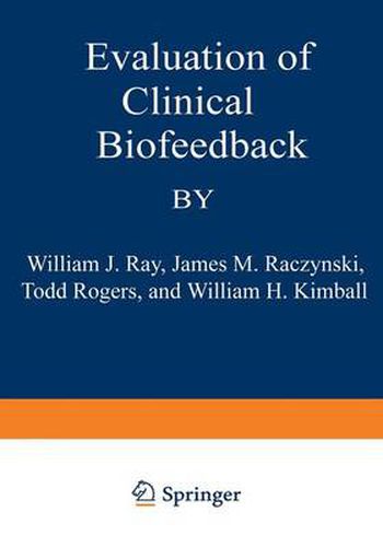 Cover image for Evaluation of Clinical Biofeedback