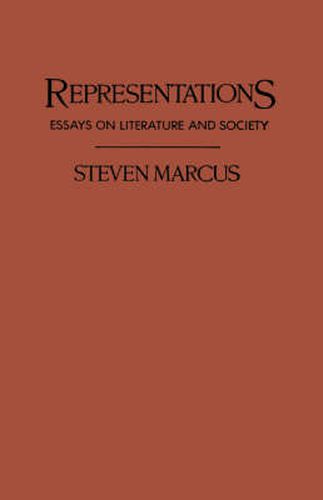 Cover image for Representations: Essays on Literature and Society