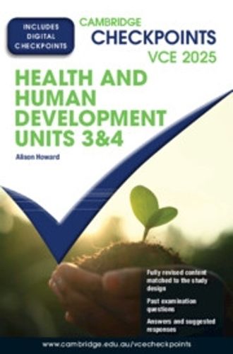 Cover image for Cambridge Checkpoints VCE Health and Human Development Units 3&4 2025