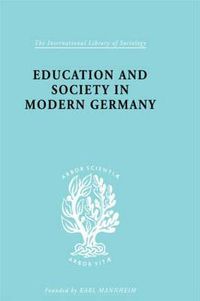 Cover image for Education & Society in Modern Germany