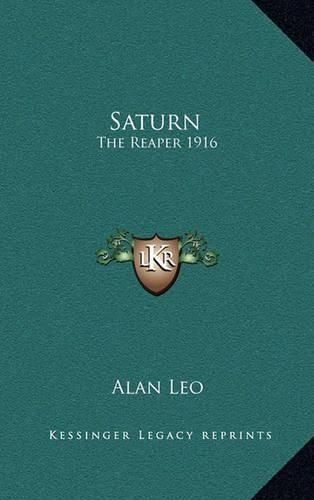 Saturn: The Reaper 1916