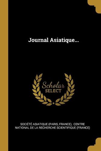 Cover image for Journal Asiatique...