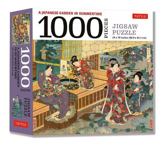 A Japanese Garden In Summertime Jigsaw Puzzle - 1,000 Pieces