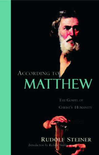 Cover image for According to Matthew: The Gospel of Christ's Humanity