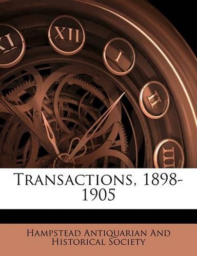 Cover image for Transactions, 1898-1905