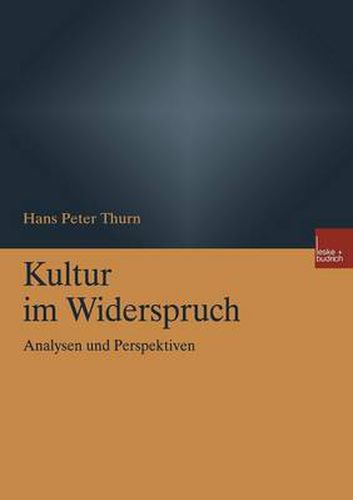 Cover image for Kultur im Widerspruch: Analysen und Perspektiven