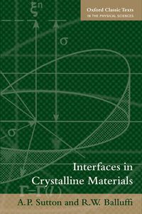 Cover image for Interfaces in Crystalline Materials