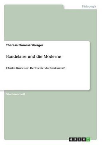Cover image for Baudelaire Und Die Moderne