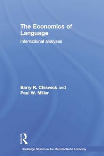 Cover image for The Economics of Language: International Analyses