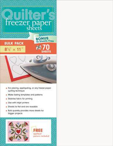 Cover image for Quilter's Freezer Paper Sheets Bulk Pack